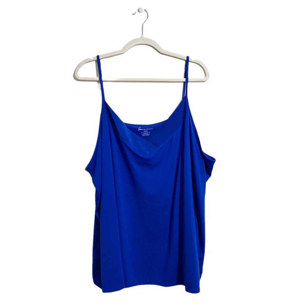 Lane Bryant Women’s Plus Size 26/28 Blue Tank Top --NICE!!